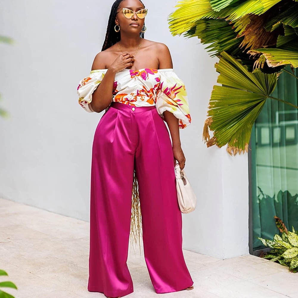 Amazon the drop x Tenickab 2x Orchid Wide Leg Pants